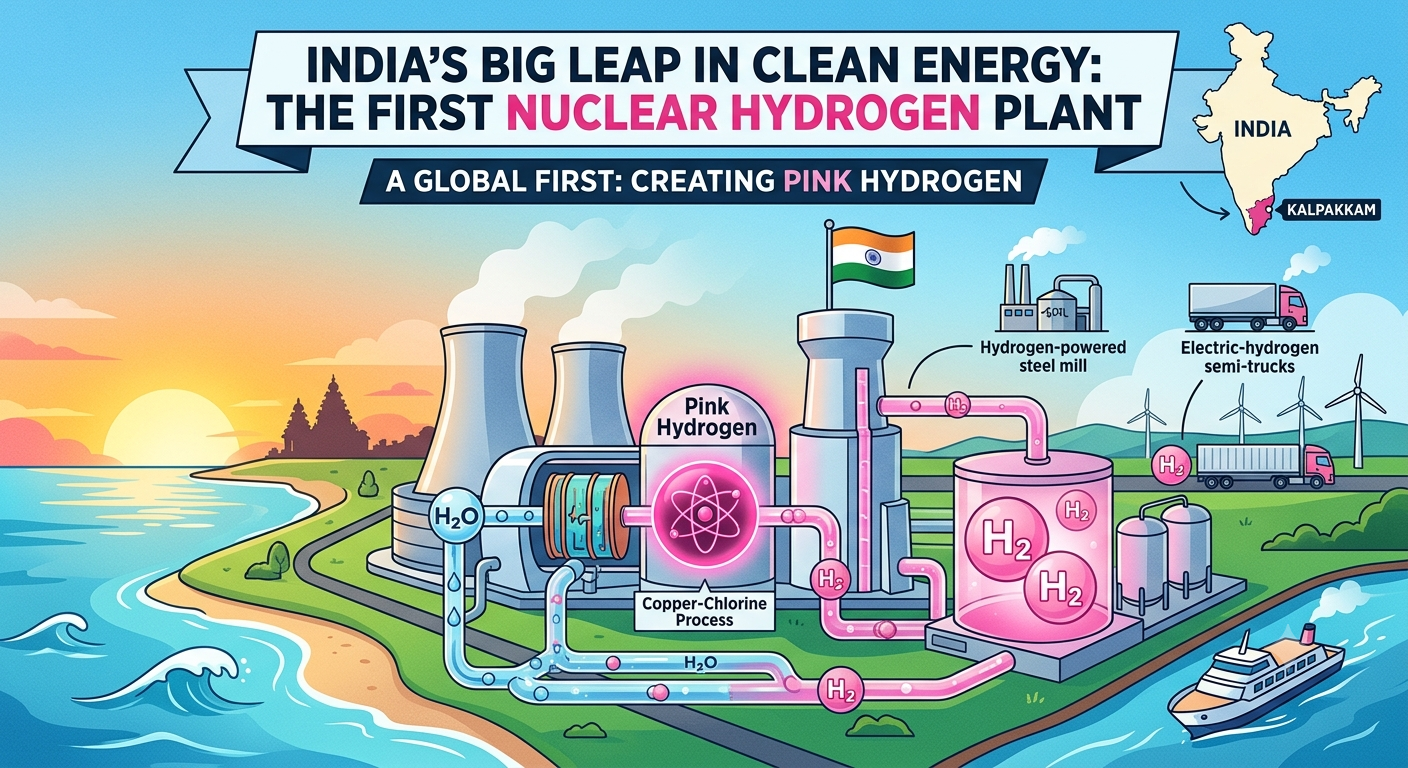 India’s Big Leap in Clean Energy: The First Nuclear Hydrogen Plant