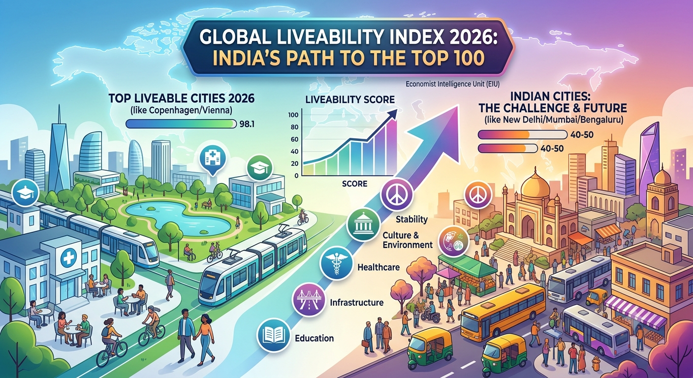 The 2026 Global Liveability Report: Are Indian Cities Good Places to Live?