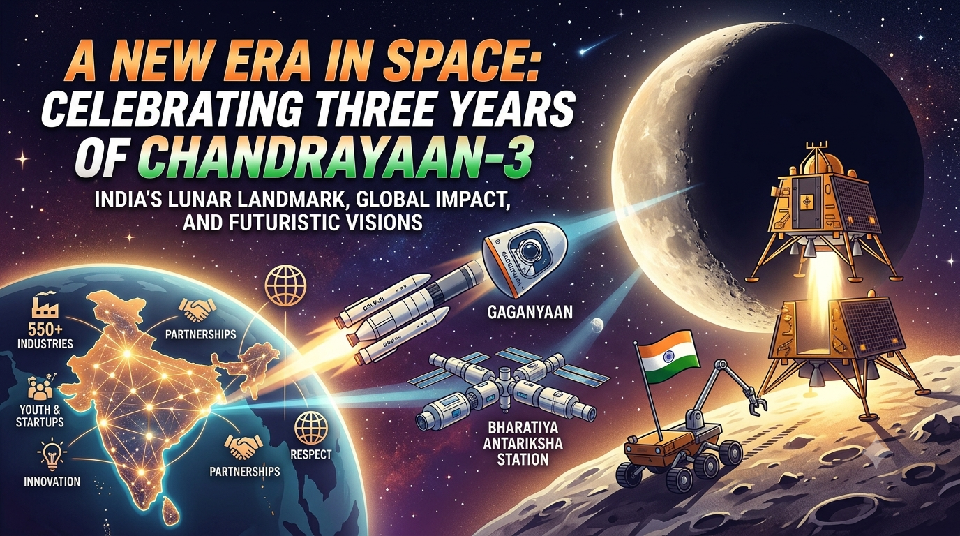 A New Era in Space: Celebrating Three Years of Chandrayaan-3