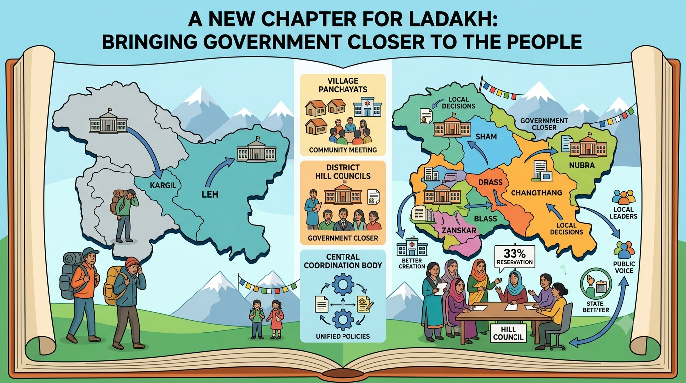 A New Chapter for Ladakh: Bringing Government Closer to the People