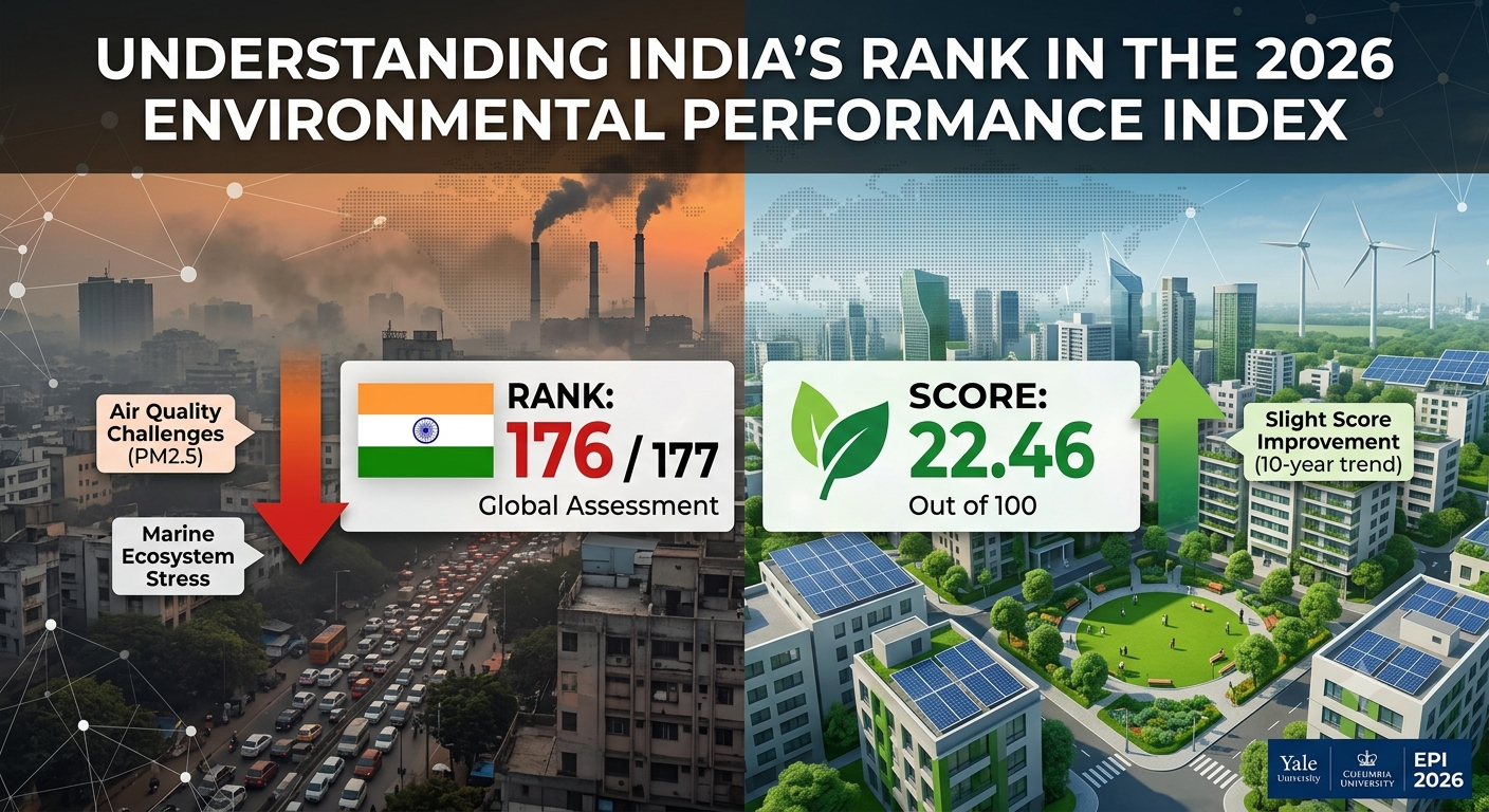 Understanding India’s Rank in the 2026 Environmental Performance Index