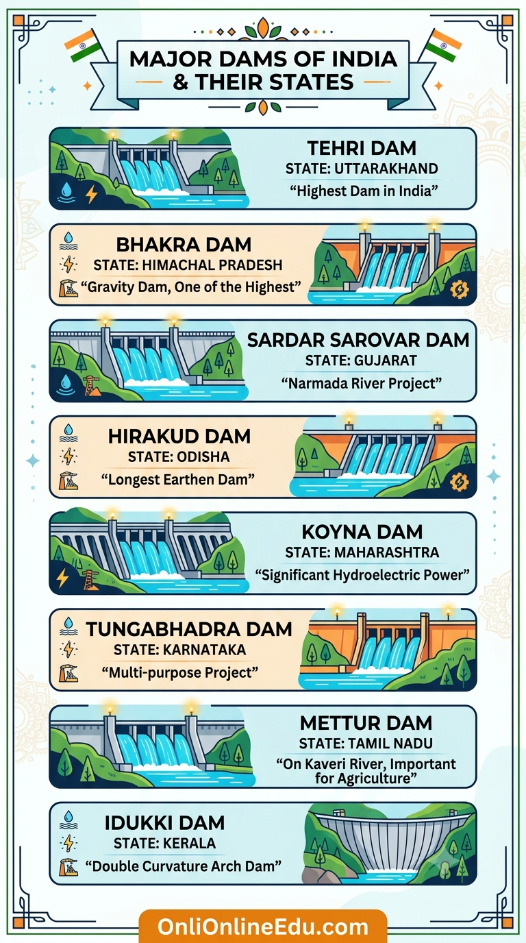 Major Dams of India