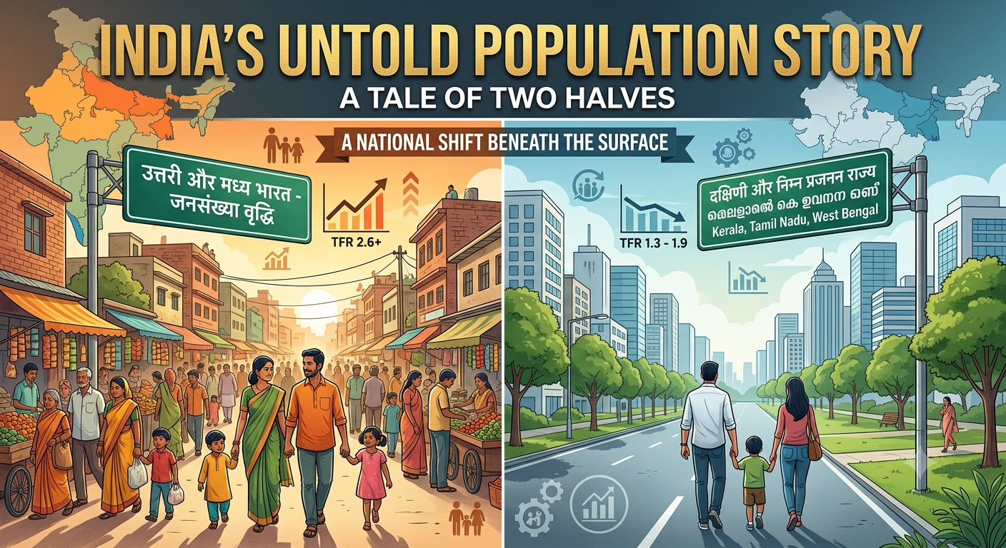 India’s Untold Population Story: A Tale of Two Halves