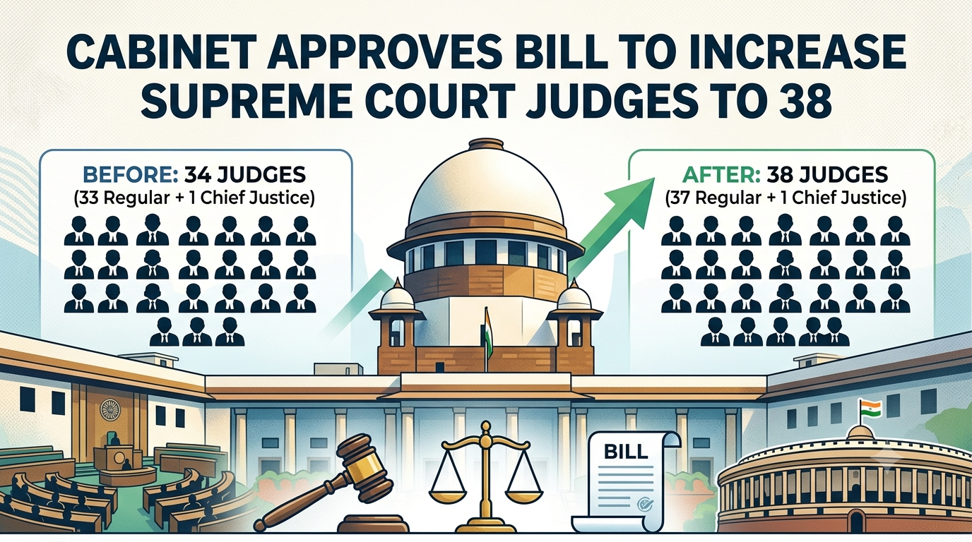 A Simple Guide: India Adds More Judges to the Supreme Court