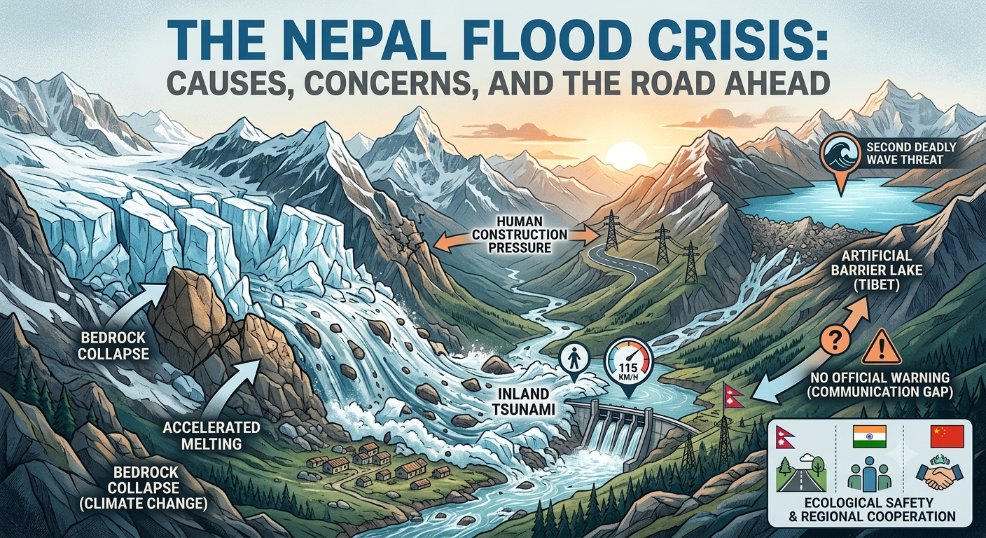 The Nepal Flood Crisis: Causes, Concerns, and the Road Ahead