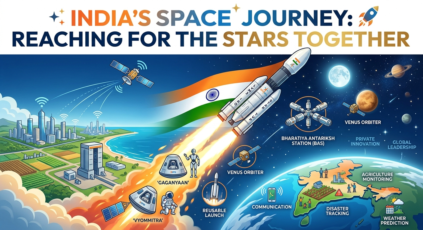 India’s Space Journey: Reaching for the Stars together