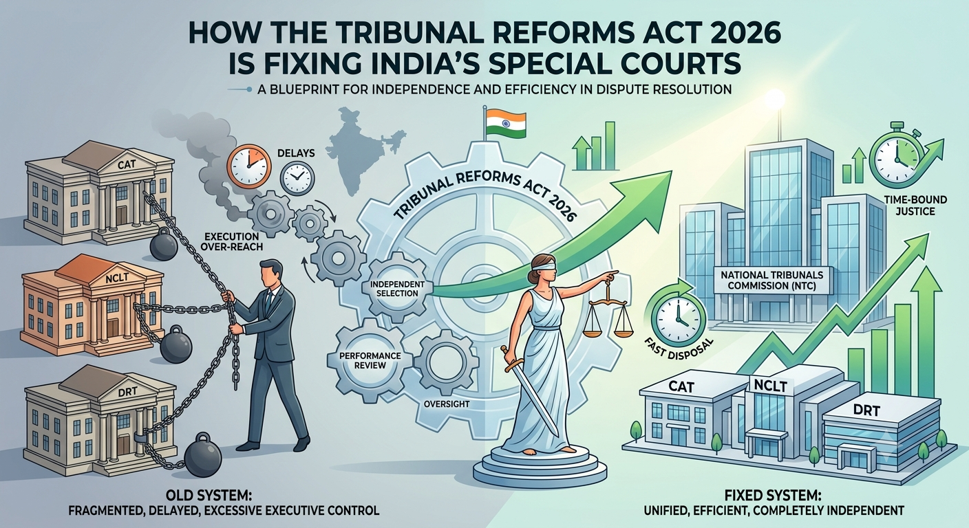 How the Tribunal Reforms Act 2026 is Fixing India’s Special Courts
