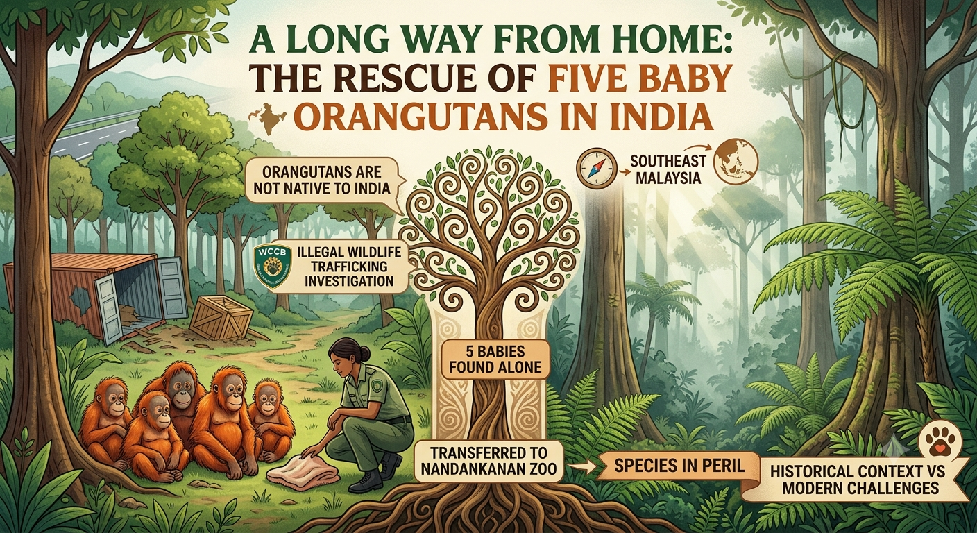 A Long Way from Home: The Rescue of Five Baby Orangutans in India