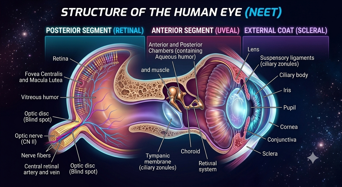 Eye Concept used in Neet Biology
