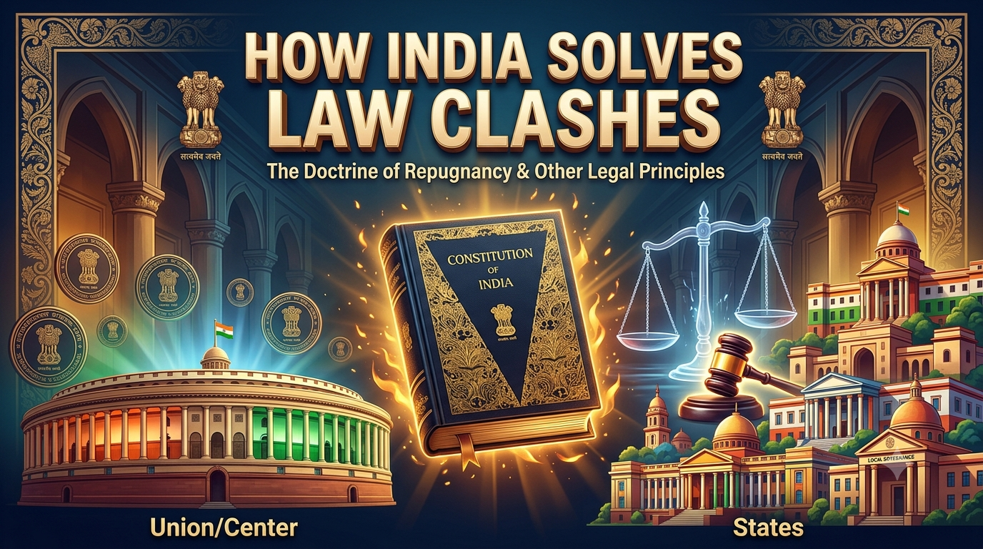 How India Solves Law Clashes: The Doctrine of Repugnancy Explained Simply