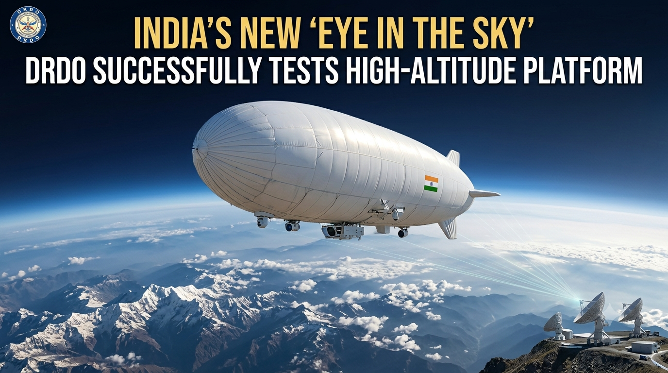 India’s New “Eye in the Sky”: DRDO Successfully Tests High-Altitude Platform