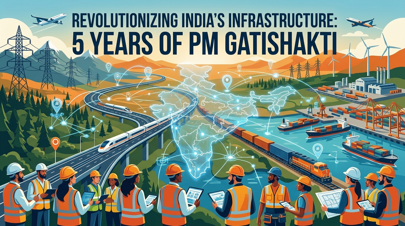 How India is Building Faster and Better: 5 Years of the PM GatiShakti Plan